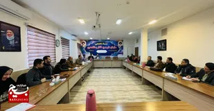 برگزاری جلسه قرارگاه صنعتی خاتم الانبیا و کمک به رفع موانع سازمان بسیج مهندسین صنعت و معدن سپاه استان خراسان&zwnj;شمالی