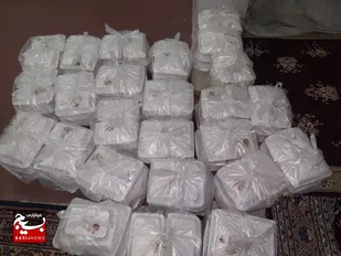 توزیع ۲۳۰ پرس غذای نذری و۷۰کیلو گوشت قرمز در سالروز شهادت حضرت زهرا در گتوند