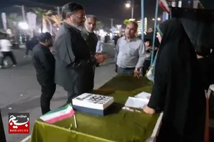 بازدید فرمانده سپاه سلمان از روند ثبت نام بسیجیان