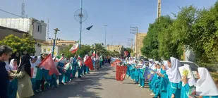 طنین عطر فاطمی در اجتماع دانش&zwnj;آموزان لالی