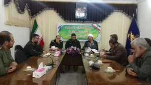 برگزاری جلسه هیات اندیشه ورز در سپاه اسدآباد