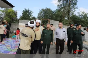 بازدید فرمانده سپاه کربلا از فعالیت گروه جهادی طلاب در مناطق محروم بابل
