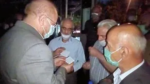 بازدید سرزده بامدادی قالیباف از صف سالمندان متقاضی واکسن کرونا
