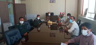 رزمایش سراسری شهید عباسپور در اداره برق شهرستان تفت برگزار شد
