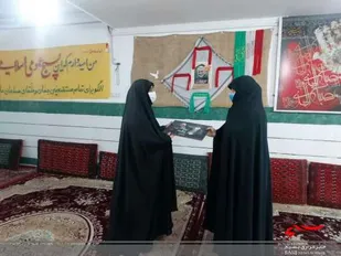 تقدیر از فرمانده پایگاه حضرت زینب(س) شهرستان سرخه
