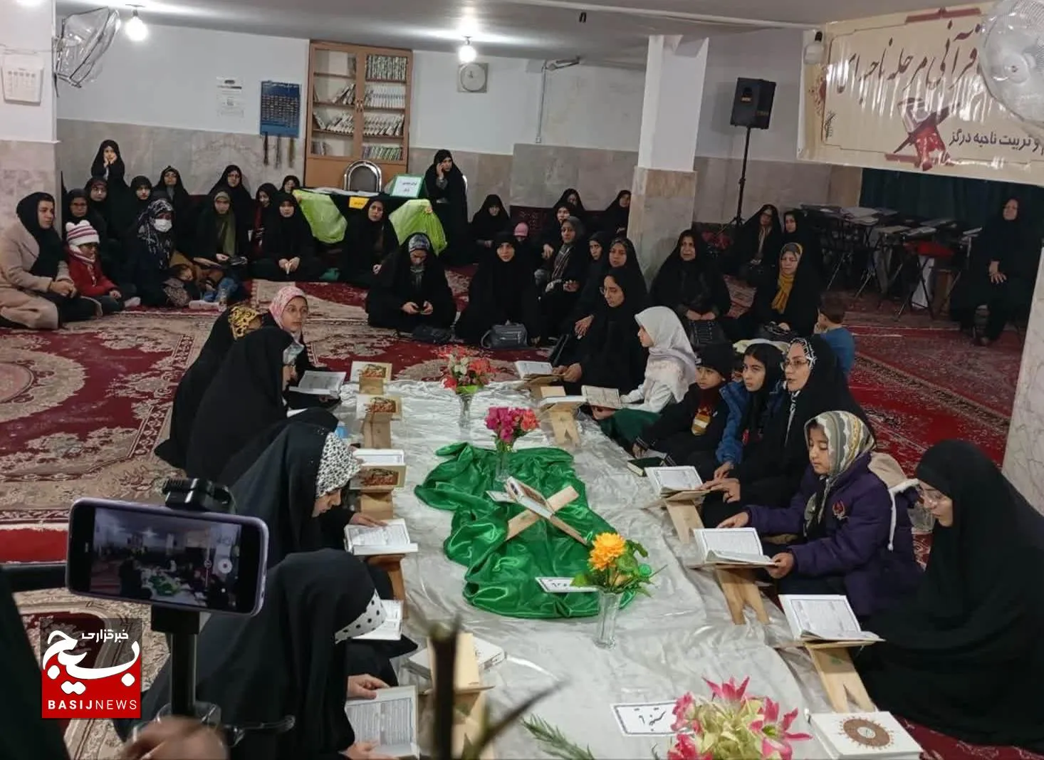 مسابقات قرآن و عترت بسیج خواهران در درگز برگزار شد