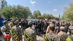 پیکر مطهر جانباز شهید &laquo;علی رفیعی&raquo; در کاشمر تشییع شد
