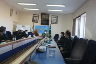جلسه هماهنگی جشنواره گوهر فاطمی در سپاه ناحیه ابهر برگزار شد