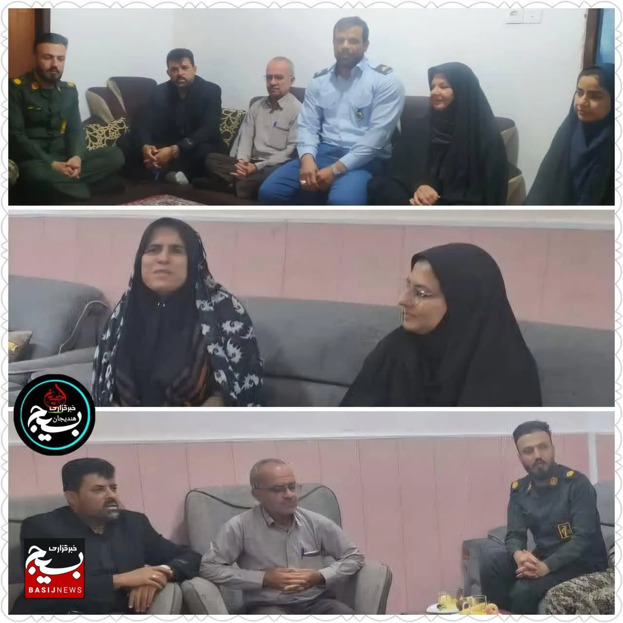 دیدار با خانواده های معظم جانباز هندیجان