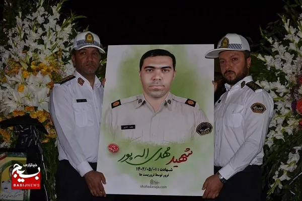 شهید ‌الله‌پور در زادگاهش آرام گرفت + عکس
