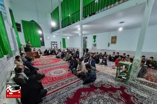 مراسم سومین سالگرد شهید سلیمانی در روستای گرجایی ملایر برگزار شد