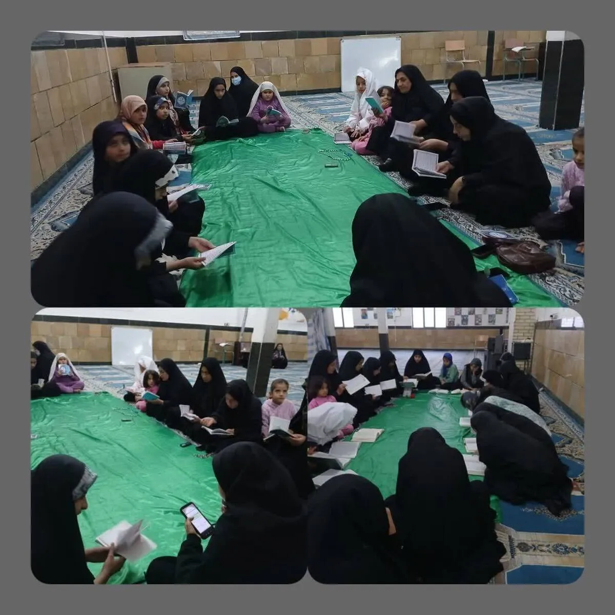 برگزاری زیارت عاشورا و محفل انس با قرآن در شهرستان دزپارت