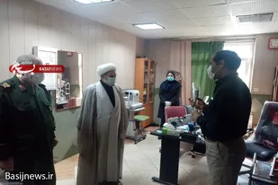 بازدید فرمانده و مسئول نماینده ولی فقیه در سپاه انصار الحسین(ع) از درمانگاه&zwnj;های همدان