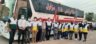 واکسیناسیون سیار یکهزار و ۵۸۶ نفر توسط اورژانس و بسیج جامعه پزشکی دزفول
