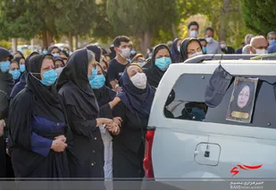 تشییع و خاکسپاری مجاهد خدمت و سلامت بیمارستان شهید مطهری ذوب آهن اصفهان