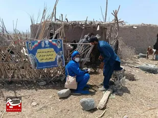 برگزاری اردوی جهادی دامپزشکی در مناطق عشایری بخش ایرندگان خاش