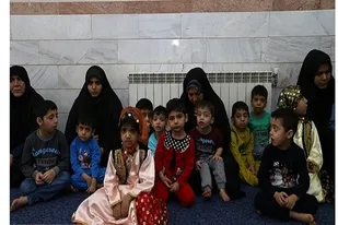 حضور خواهران بسیجی پایگاه یاس نبی در شیرخوارگاه آمنه و حضرت علی اصغر زاهدان