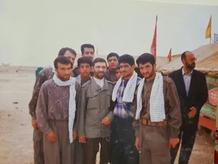 دیدار به یاد ماندنی بسیجیان شهر کیان با شهید صیاد شیرازی