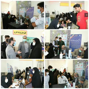 گزارش تصویری از برگزاری میزهای خدمت جهادی توسط بسیج ادارات و کارمندان سپاه های استانی