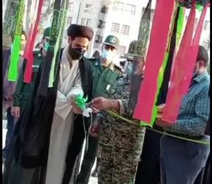 افتتاح نمایشگاه اقتصاد مقاومتی حوزه حضرت مریم