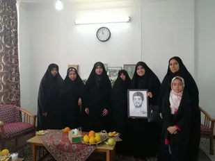 دیدار با خانواده شهید داوود رعیت حسین آبادی + تصاویر