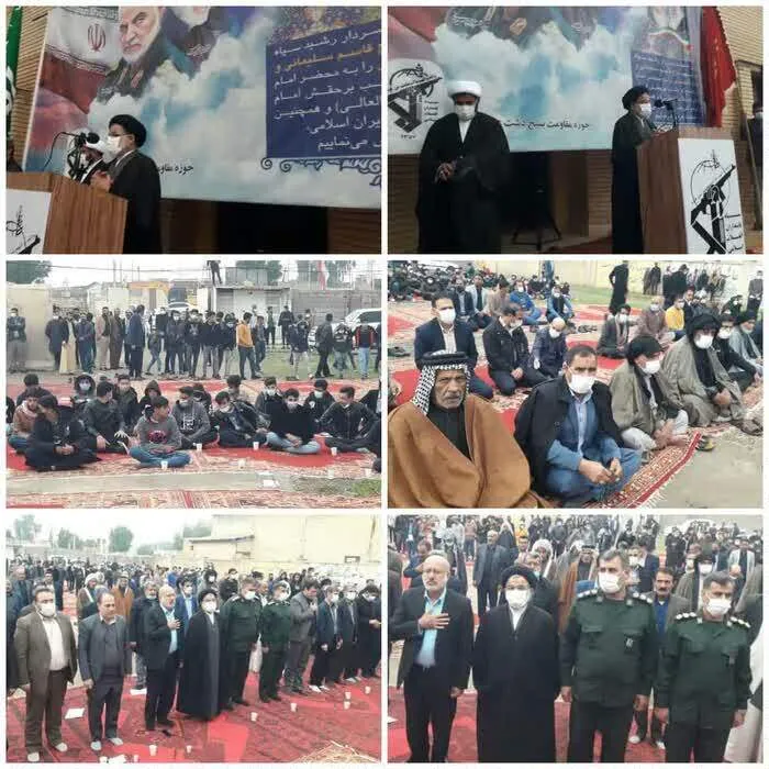 مراسم سالگرد شهادت سردار شهیدحاج قاسم سلیمانی در بخش دشت عباس دهلران برگزار شد
