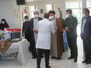 تقدیر ناحیه بسیج تفت از کادر درمان خانه&zwnj;ی بهداشت روستای ده بالا