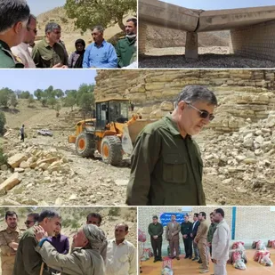 حضور میدانی سردار شاکرمی در مناطق سیل زده بخش بولی/ رفع مشکلات سیل زدگان اولویتی اساسی است