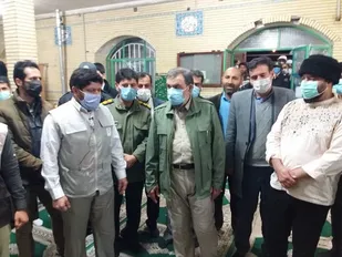 روز پرکار رئیس مجمع تشخیص مصلحت نظام در شهر زلزله زده سی&zwnj;سخت