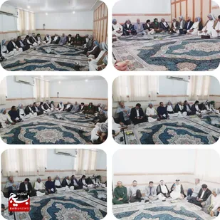 دیدار عیدانه سران عشایر ، معتمدین و نخبگان با فرماندهی  ناحیه مقاومت بسیج دشت آزادگان