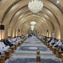 برگزاری نکوداشت شهید جمهور در استان بصره با حضور جمعی از مسئولین شهرستان خرمشهر