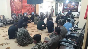 دیدار پاسداران سپاه آغاجاری با امام جمعه به مناسبت هفته دفاع مقدس