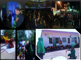 برگزاری ده شب مراسم عزاداری در مسجد شهرک امینیان شاهرود