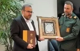 دیدار معاون بسیج دریایی نیروی دریایی سپاه با رئیس شیلات