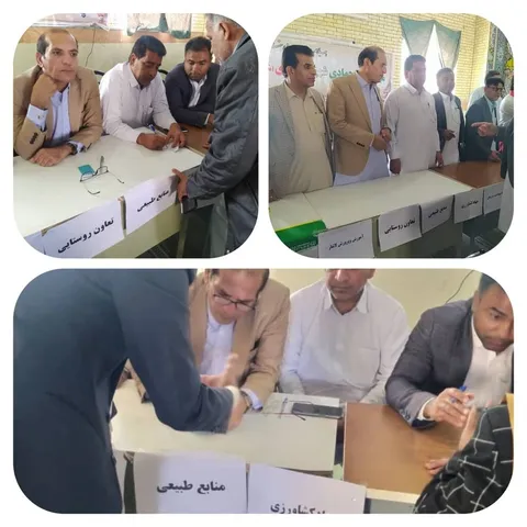 برگزاری میز خدمت جهادی با حضور فرماندار شهرستان نیکشهر
