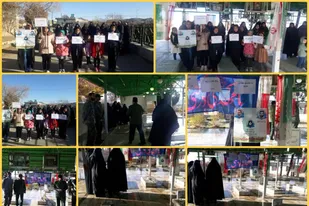 همایش پیاده روی خواهران بسیجی روستای خم پیچ خوانسار برگزار شد