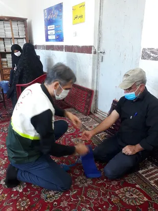 برپایی میزخدمت در محله شهید بهشتی شاهرود+ تصاویر