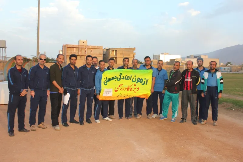 آزمون آمادگی جسمانی درسپاه دشتی برگزار شد