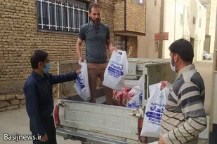 توزیع بسته&zwnj;های حمایتی توسط پایگاه شهید بابایی همدان