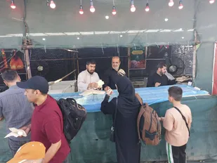 خدمات رسانی اوقاف کهگیلویه و بویراحمد به ۱۳ هزار زائر اربعین در مرز شلمچه