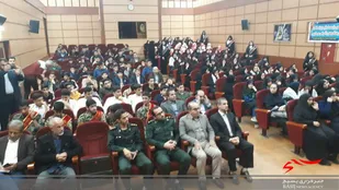 گردهمایی دانش آموزان بسیجی در محمودآباد+تصاویر