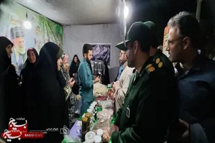 بازدید فرمانده سپاه ناحیه ملایر از غرفه&zwnj;های اقتصاد مقاومتی