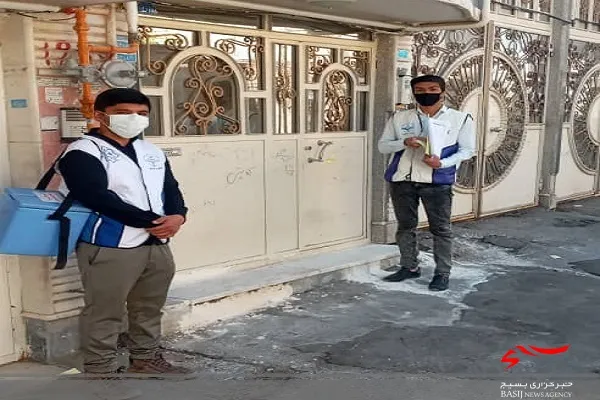 مشارکت در طرح واکسیناسیون فلج اطفال از سوی بسیجیان پایگاه مقاومت بسیج شهدای شعبانیه