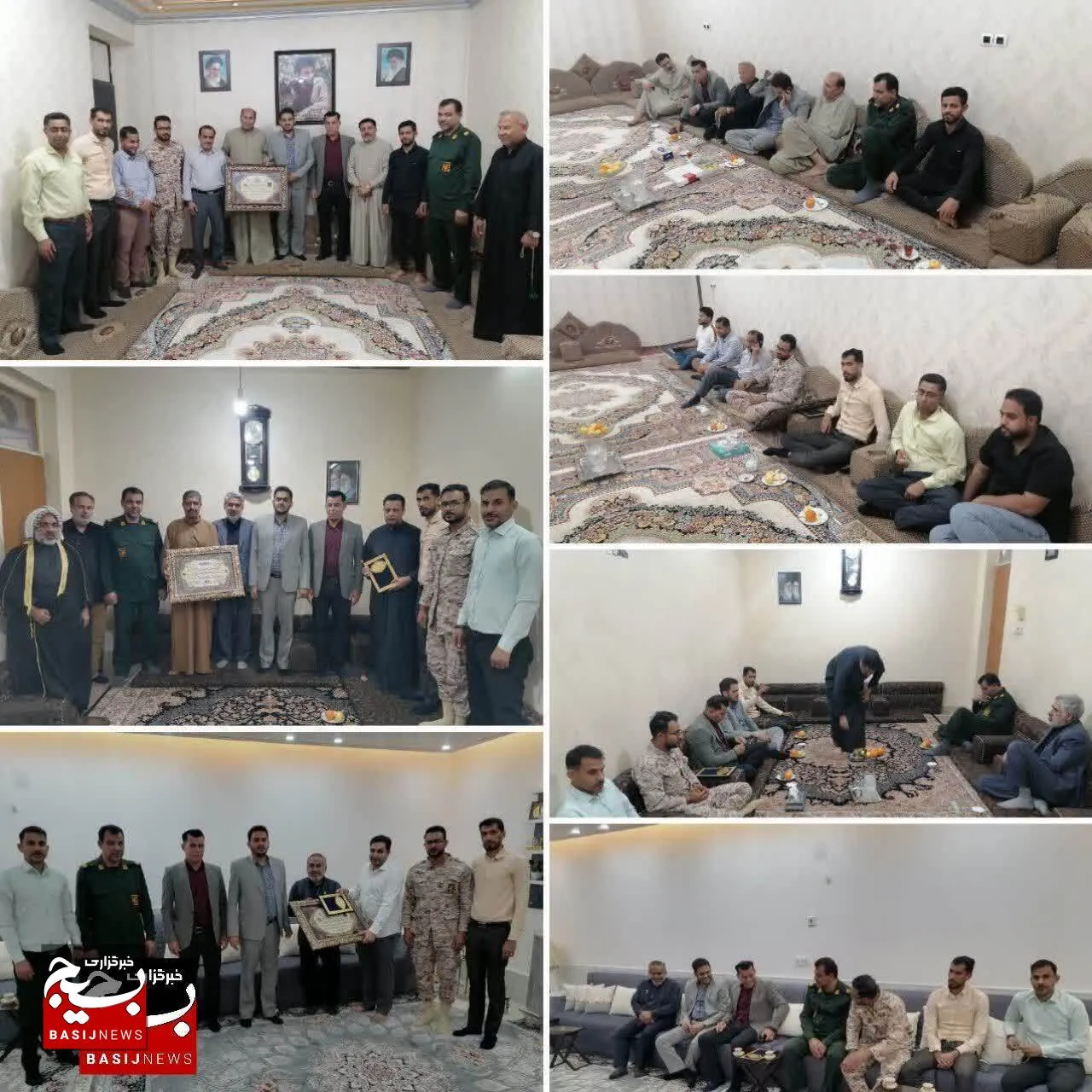 دیدار با خانواده شهدا به مناسبت  روز شهدای ورزشکار در دشت آزادگان