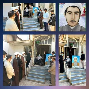 دیدار با خانواده طلبه شهیدعلی مومنی در دهلران
