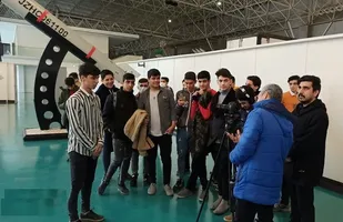 بازدید دانش آموزان   بهارستان از نمایشگاه و پارک ملی هوا و فضا