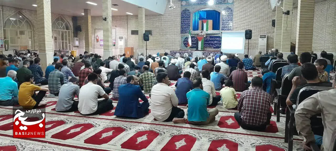 تجمع خودجوش و مردمی گتوندی ها در حمایت از مردم فلسطین