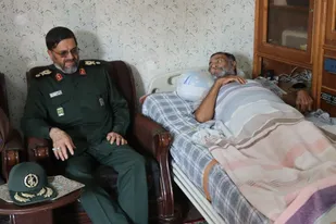 دیدار سردار شفائی با جانباز ۷۰ درصد چابهار
