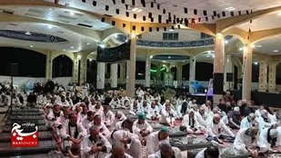 آیین استقبال از کاروان پیاده&zwnj;روی مشهد به کربلا در بروجن