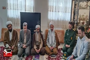 دیدار مسئولین شهرستان نهاوند با خانواده شهید &laquo;حاج حسین کیانی&raquo;+تصاویر